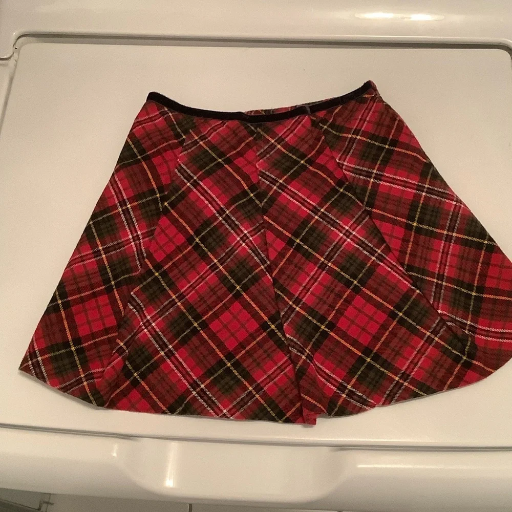 OshKosh B'gosh Red Plaid Kids Skirt